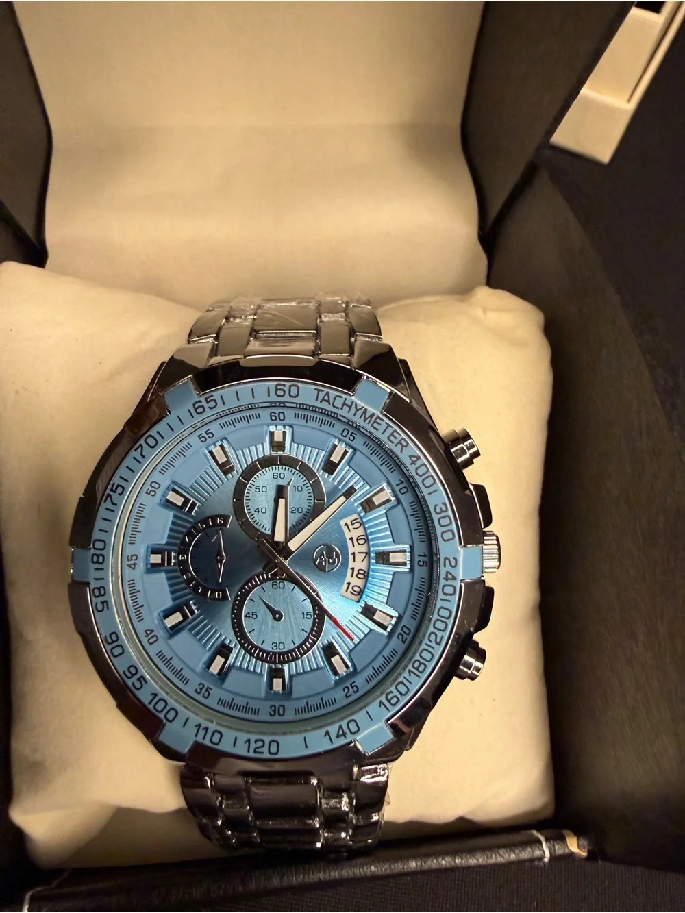 AJ Sports-Master Stainless Steel Icy Blue/Silver